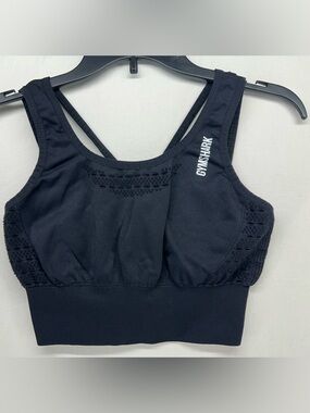 Gymshark Energy Seamless Sports Bra Women's Size S Black